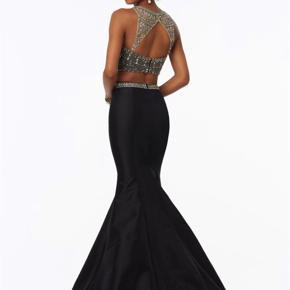 Mori Lee Paparazzi 99059 silver size 6 - Picture 4 of 8